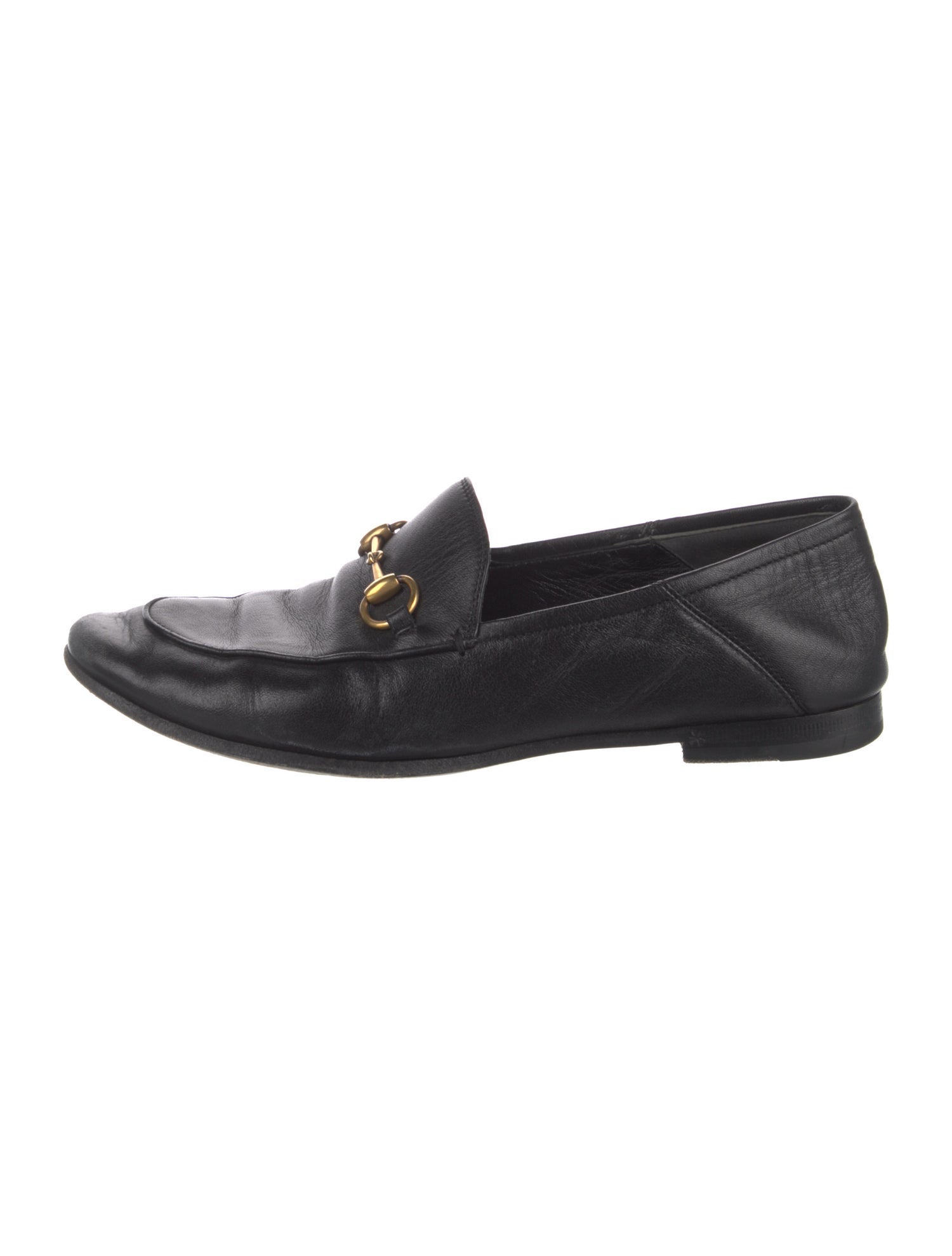 Gucci Horsebit Accent Leather Loafers
