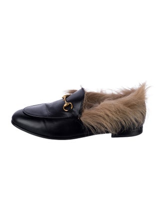 Gucci Princetown Horsebit Accent Loafers