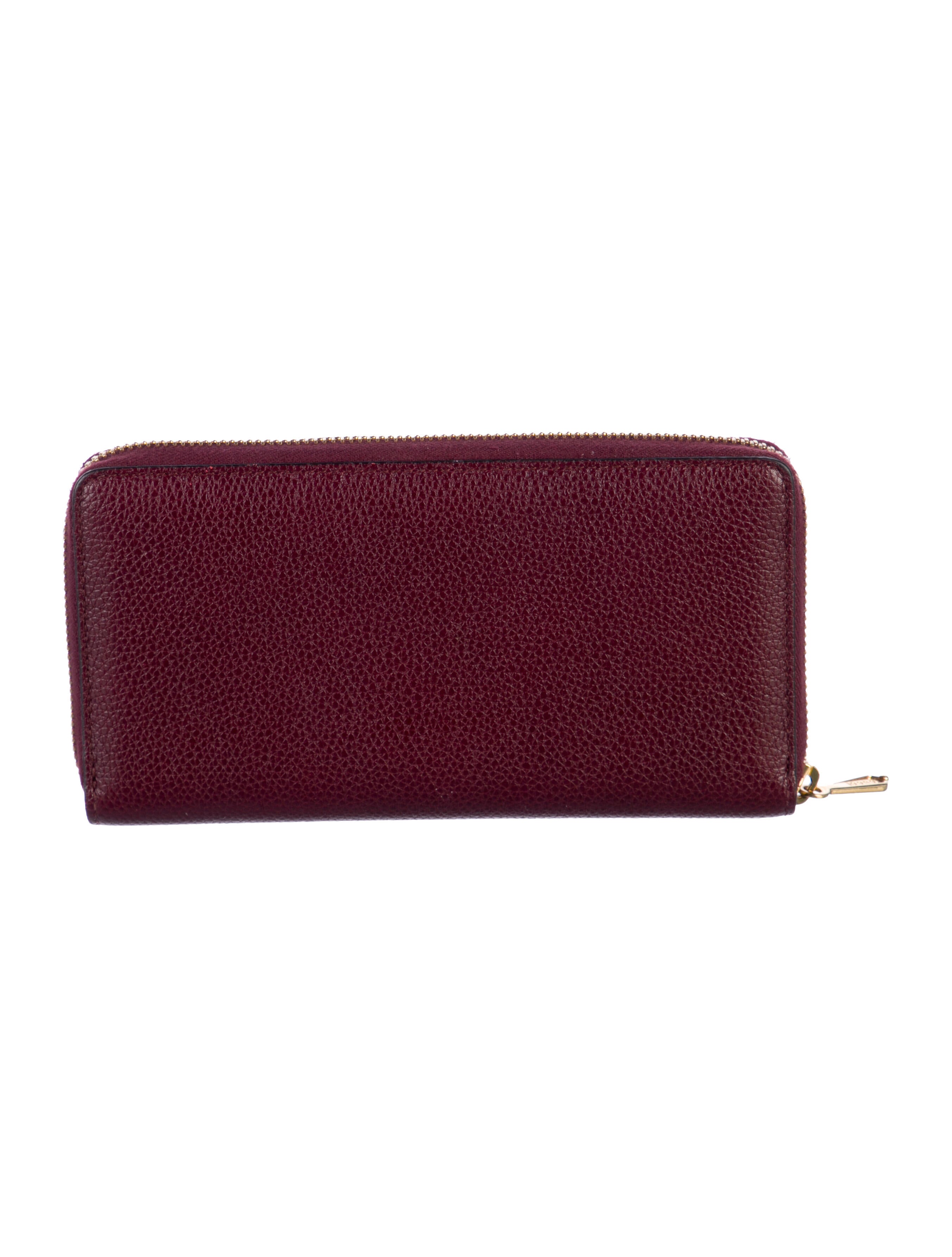 Gucci Zumi Zip Around Continental Horsebit Accent Wallet