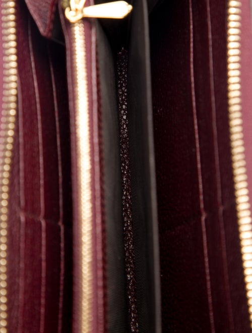 Gucci Zumi Zip Around Continental Horsebit Accent Wallet