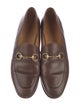 Gucci Horsebit Accent Leather Loafers