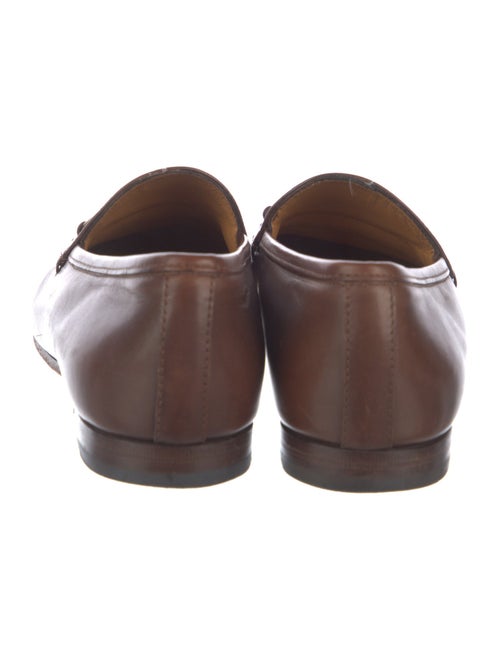Gucci Horsebit Accent Leather Loafers