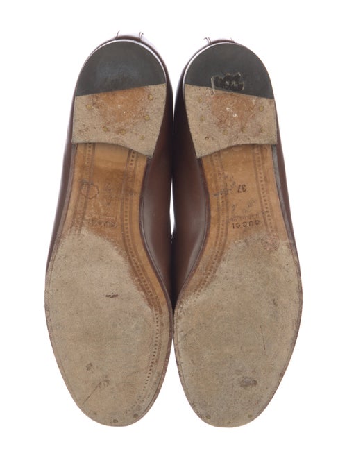 Gucci Horsebit Accent Leather Loafers
