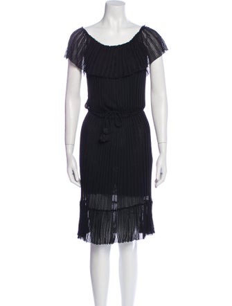 Gucci Scoop Neck Knee-Length Dress