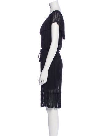 Gucci Scoop Neck Knee-Length Dress