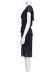 Gucci Scoop Neck Knee-Length Dress