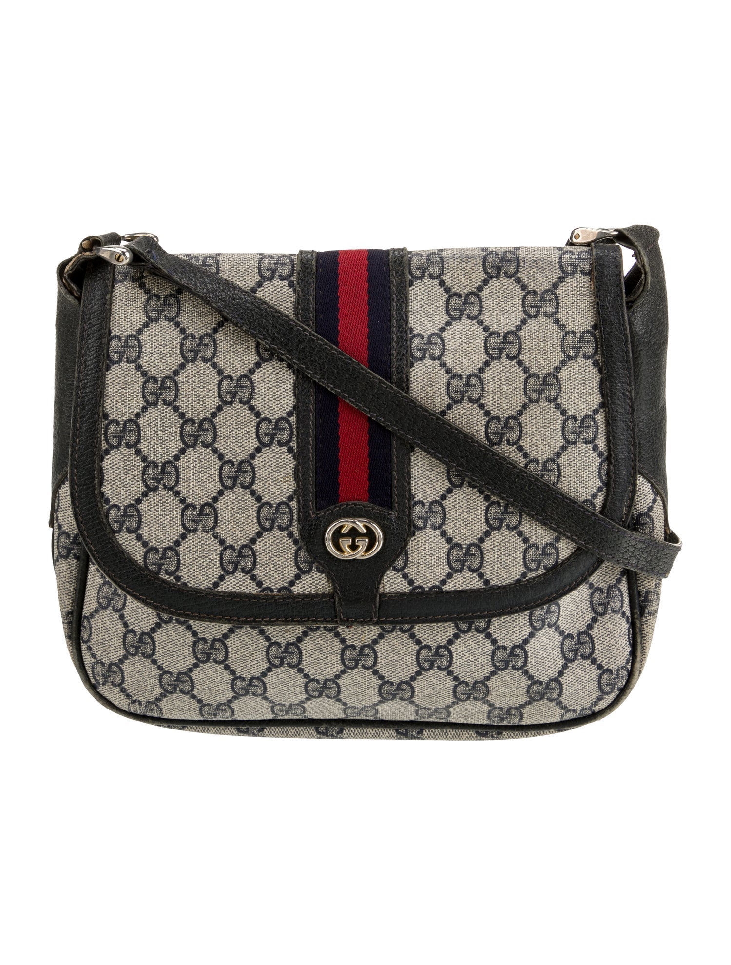 Gucci Web Crossbody Bag Vintage