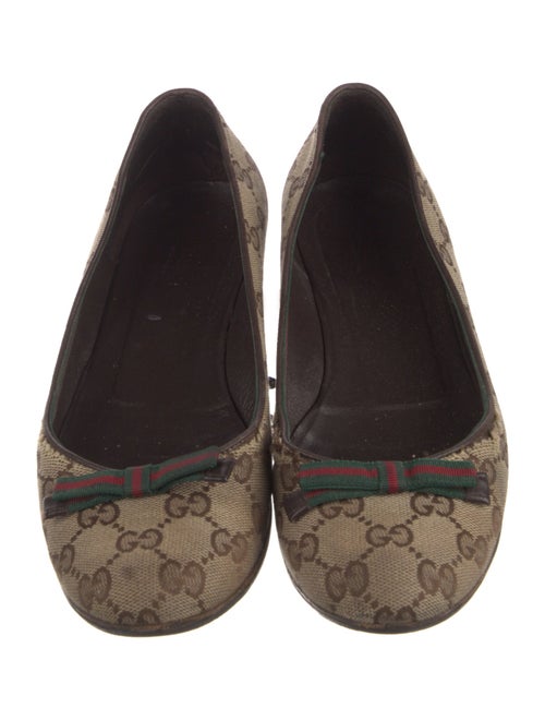 Gucci GG Canvas Canvas Ballet Flats