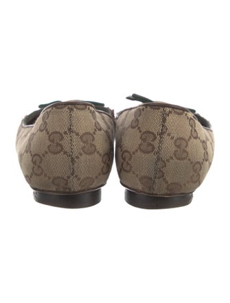 Gucci GG Canvas Canvas Ballet Flats