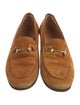 Gucci Horsebit Accent Suede Loafers