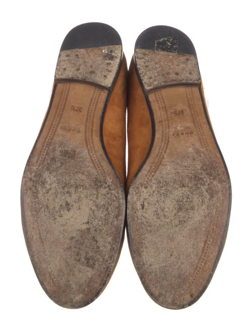 Gucci Horsebit Accent Suede Loafers