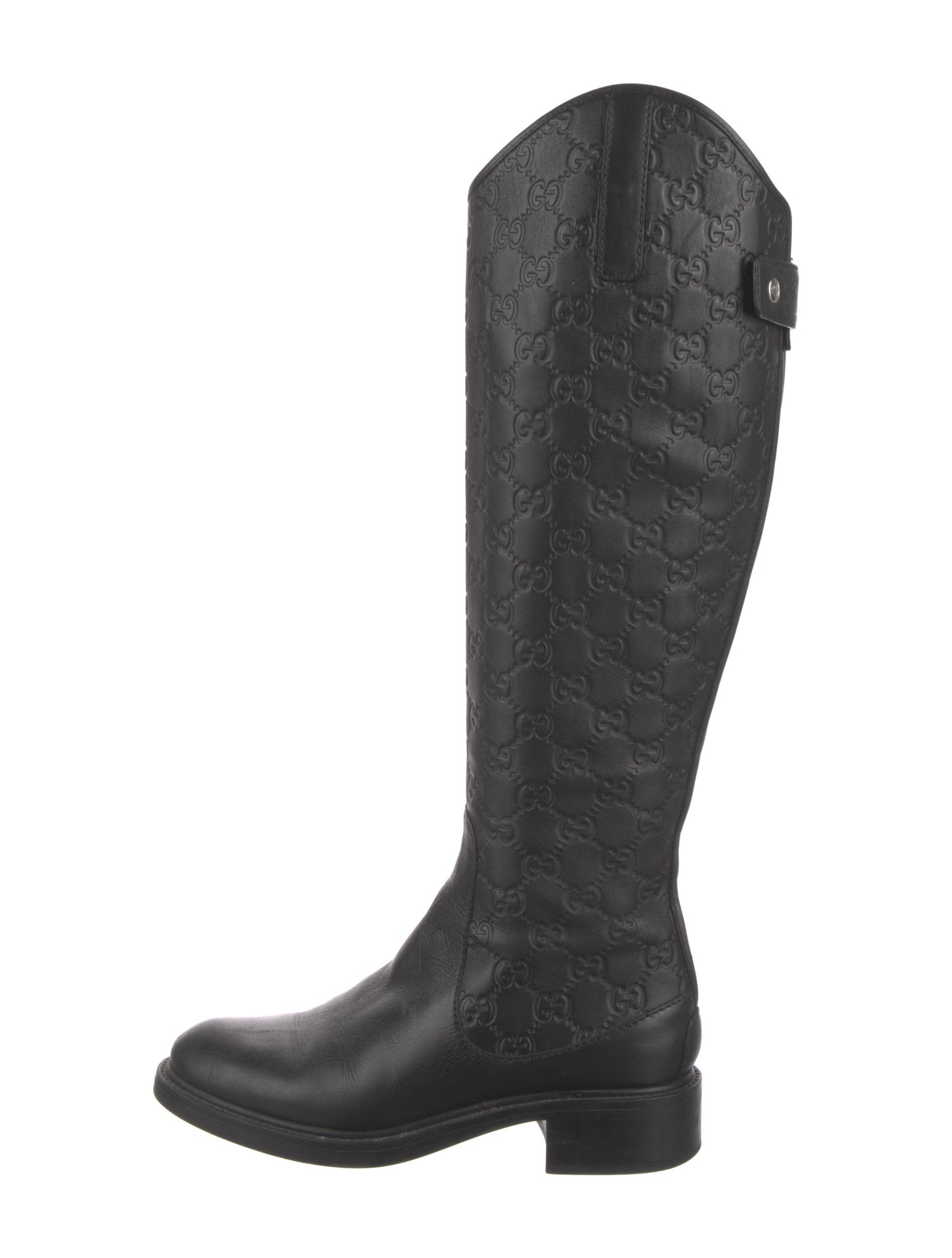 Gucci Leather Western Boots