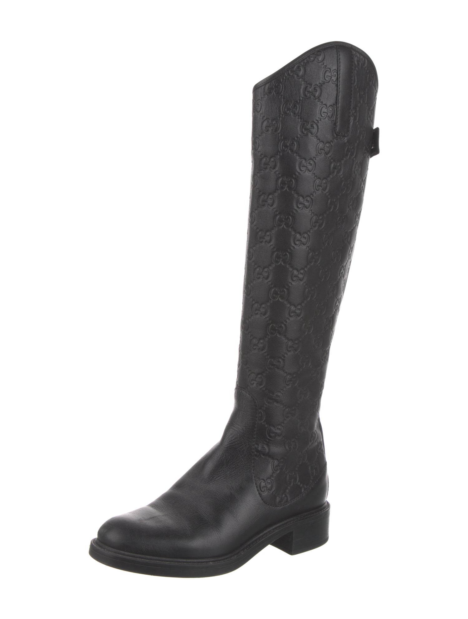 Gucci Leather Western Boots