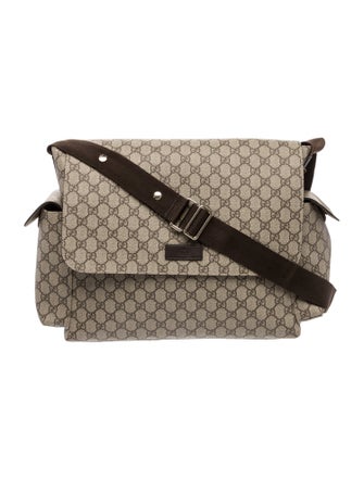 Gucci Monogram Diaper Bag