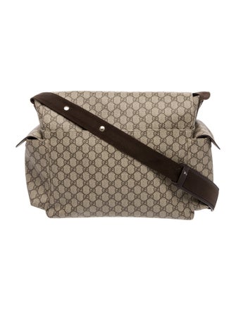 Gucci Monogram Diaper Bag