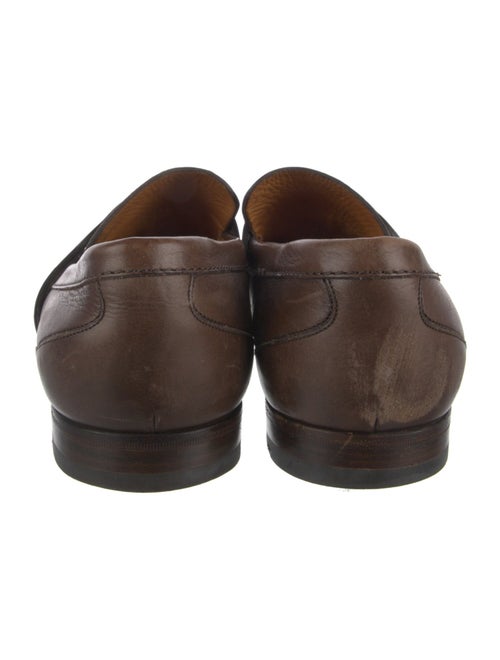 Gucci Interlocking G Logo Leather Dress Loafers