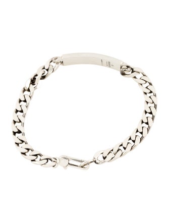Gucci Ghost ID Plate Link Bracelet