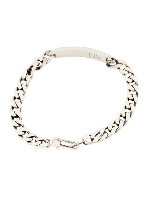 Gucci Ghost ID Plate Link Bracelet
