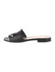 Gucci Interlocking G Logo Leather Slides