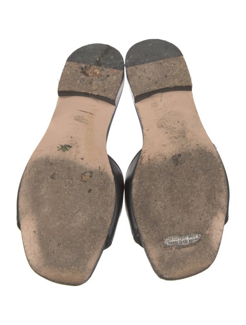 Gucci Interlocking G Logo Leather Slides