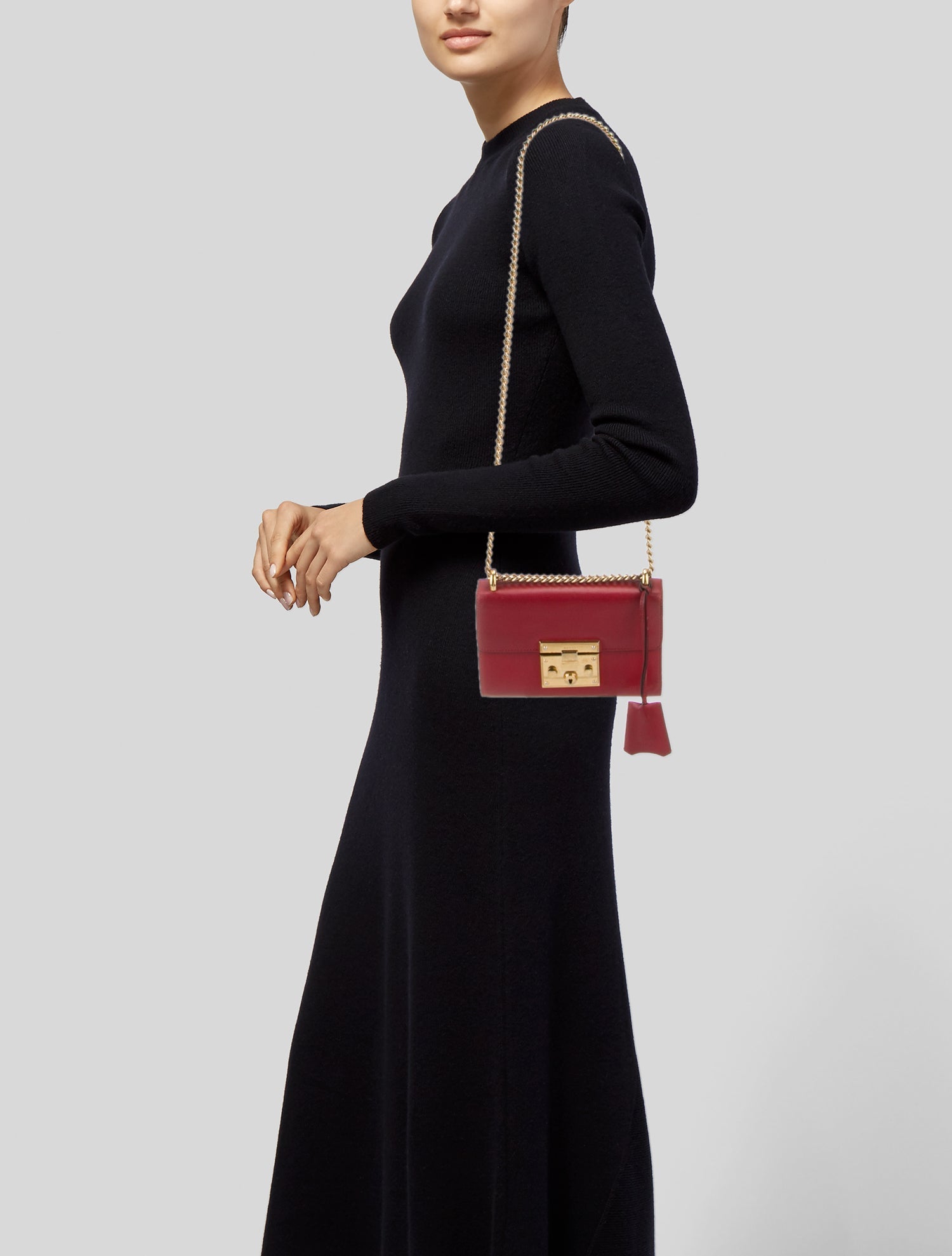 Gucci Leather Padlock