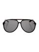 Gucci Web Accent Aviator Sunglasses