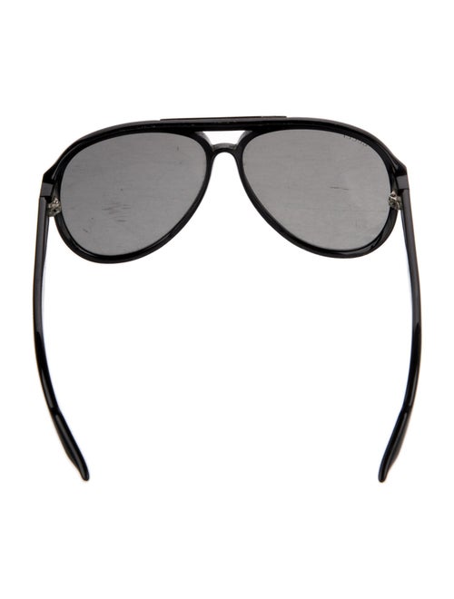 Gucci Web Accent Aviator Sunglasses
