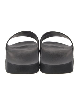 Gucci Web Accent Rubber Slides