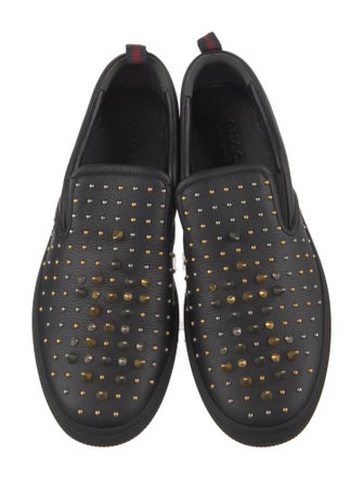 Gucci Sylvie Web Accent Leather Sneakers