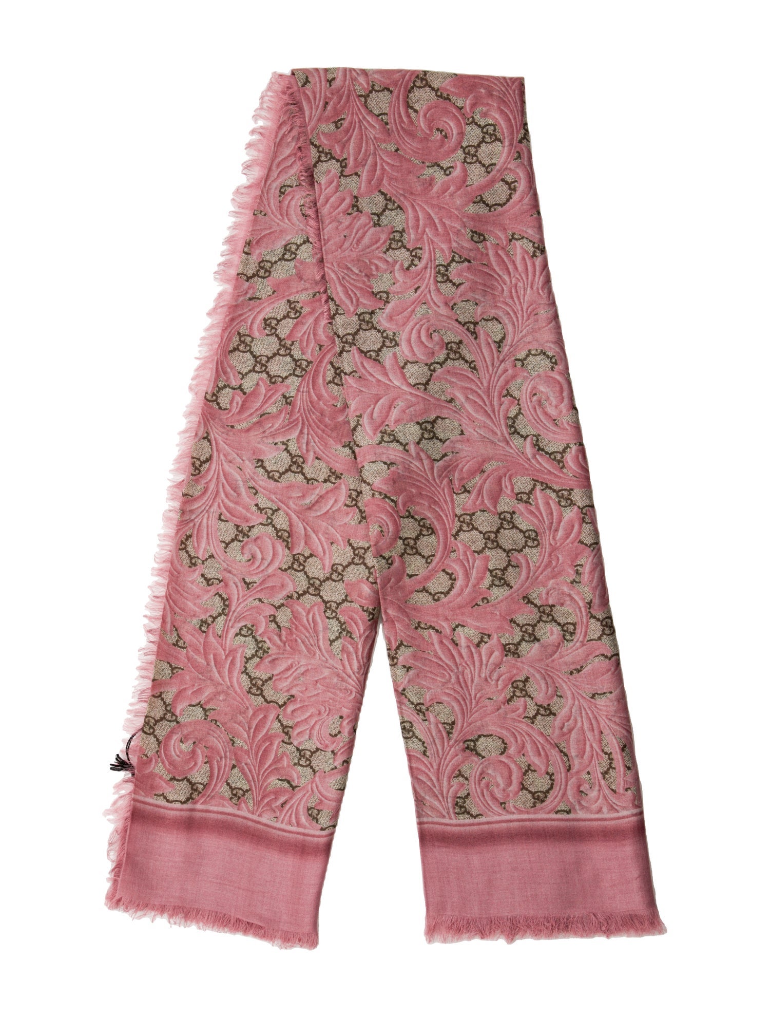 Gucci Wool GG Signature Scarf w/ Tags