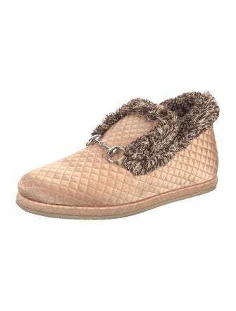 Gucci Horsebit Accent Satin Oxfords