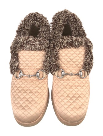 Gucci Horsebit Accent Satin Oxfords