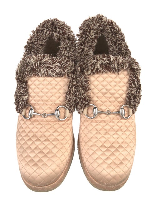 Gucci Horsebit Accent Satin Oxfords