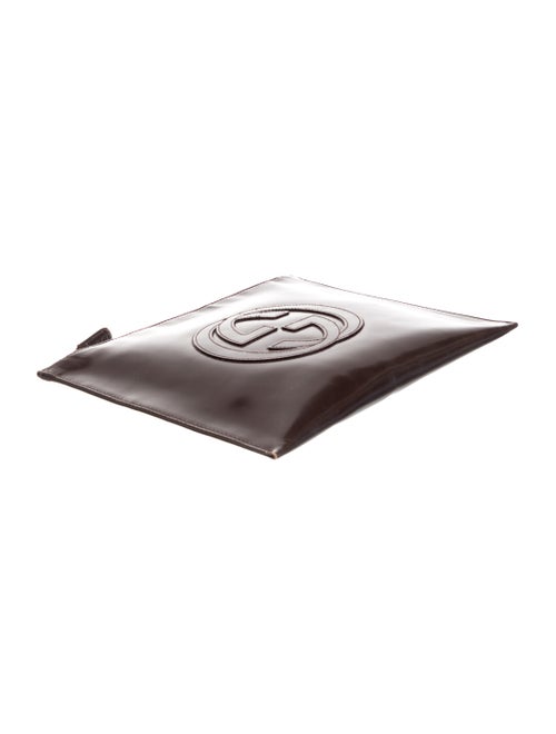 Gucci Interlocking G Tom Ford Plum Pouch