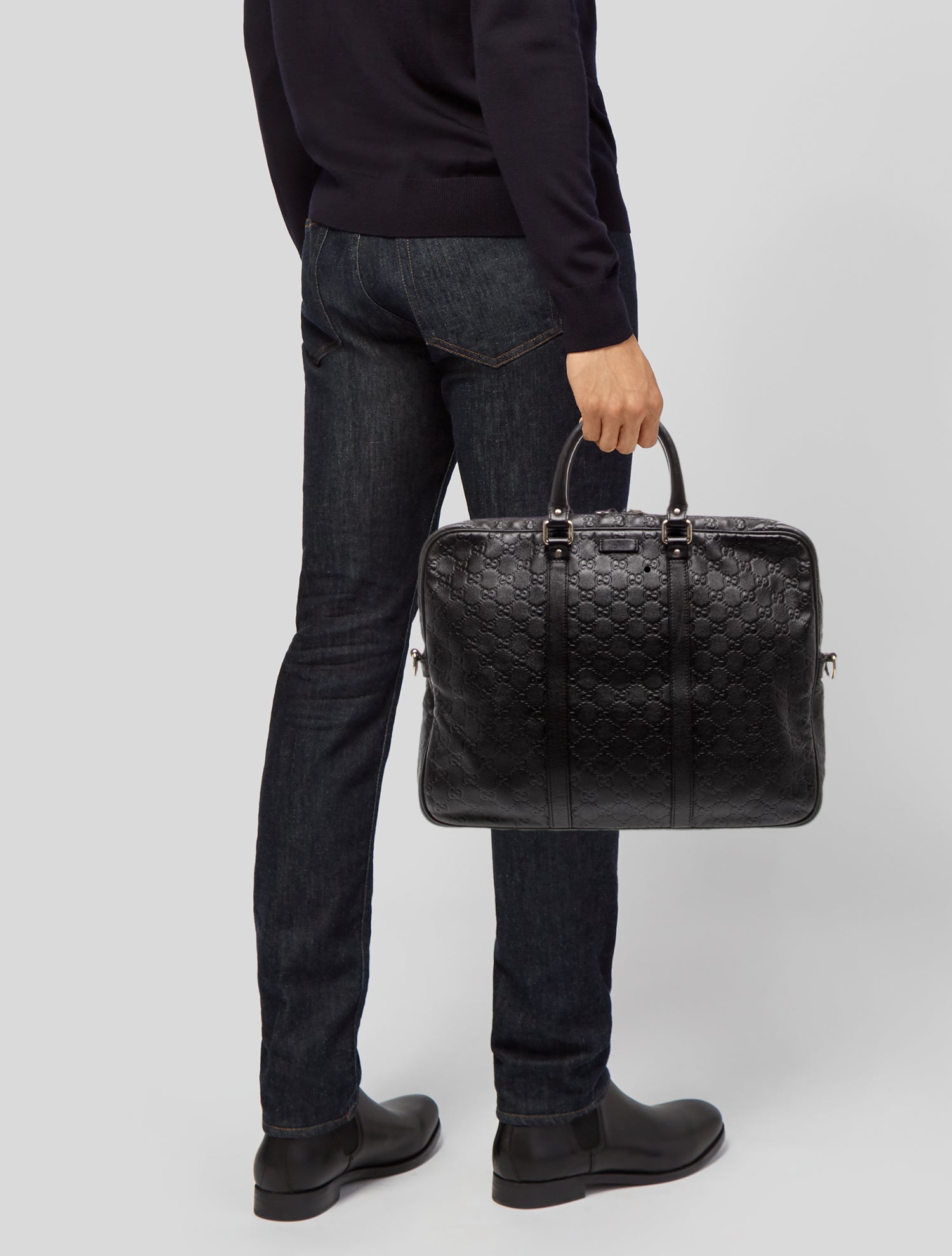 Gucci GG Signature Briefcase