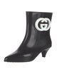 Gucci Interlocking G Logo Rubber Rain Boots w/ Tags