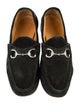 Gucci Horsebit Accent Suede Loafers