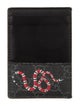 Gucci Kingsnake Card Case GG Supreme Card Holder