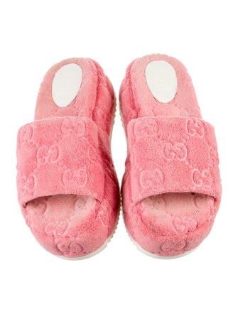 Gucci GG Signature Terry Cloth Slides