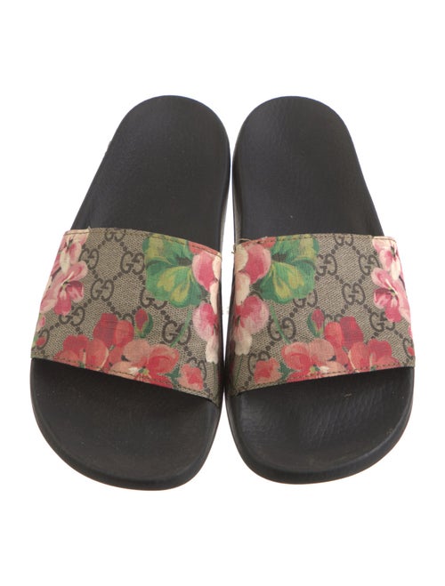 Gucci Blooms Print Slides