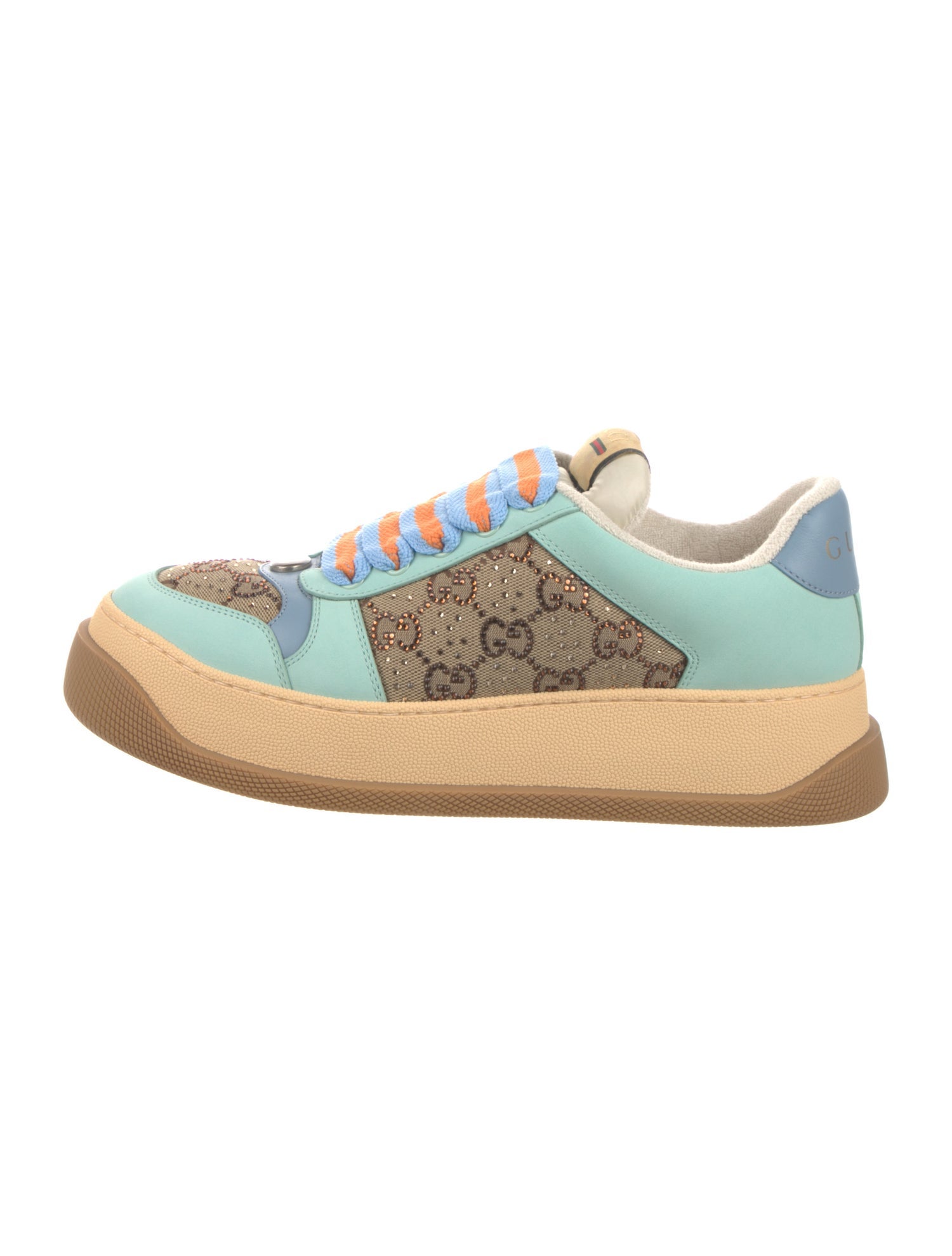 Gucci GG Canvas Leather Sneakers