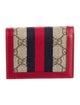 Gucci Queen Margaret Card Case GG Supreme Compact Wallet
