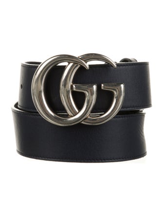 Gucci Running GG Logo Leather Belt