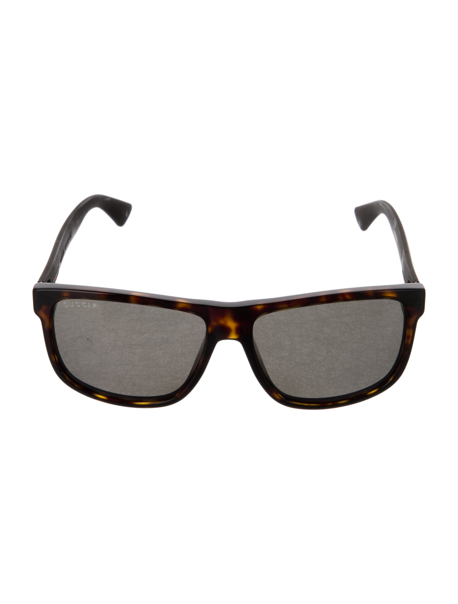 Gucci Web Accent Square Sunglasses