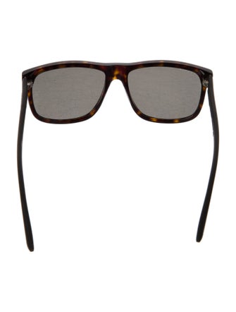 Gucci Web Accent Square Sunglasses