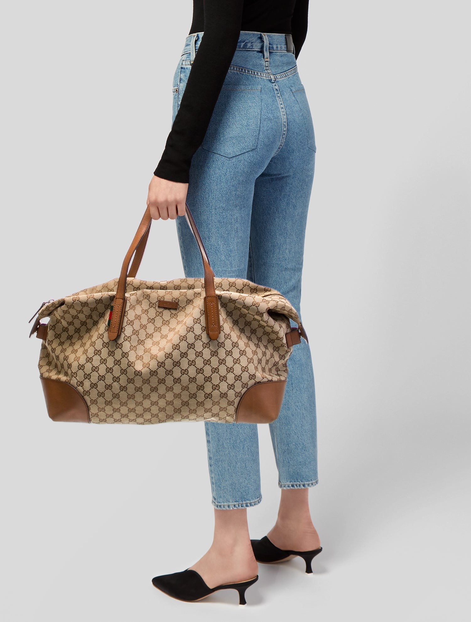 Gucci GG Canvas Weekender Bag