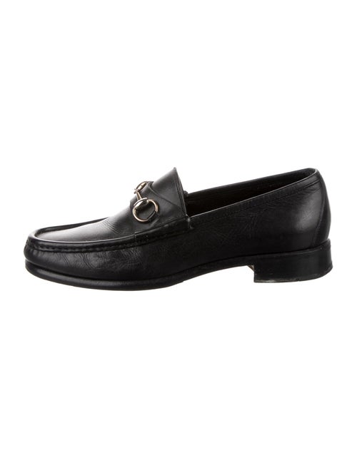 Gucci Horsebit Accent Leather Dress Loafers