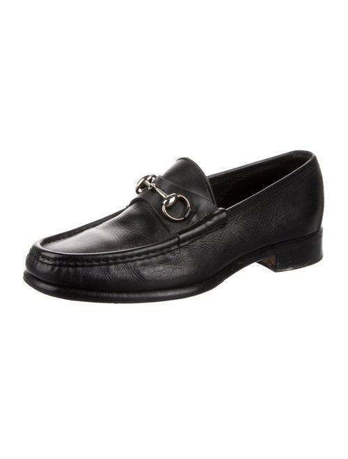 Gucci Horsebit Accent Leather Dress Loafers