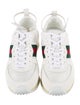 Gucci Web Accent Leather Sneakers