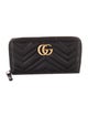 Gucci Double G Logo Leather Continental Wallet